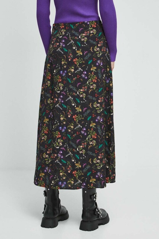 Odzież Spódnica damska wzorzysta kolor multicolor RW23.SDD503 multicolor