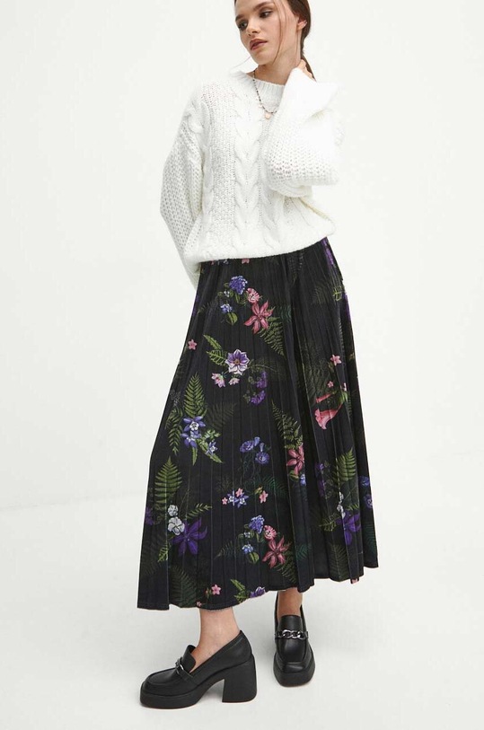 Sukně dámská černá barva áčkový černá RW23.SDD700