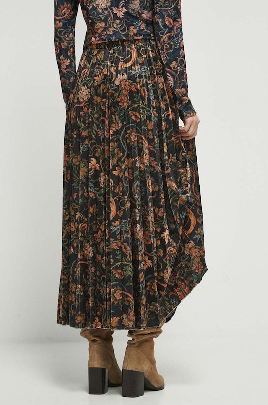 Odzież Spódnica damska plisowana kolor multicolor RW23.SDD700 multicolor