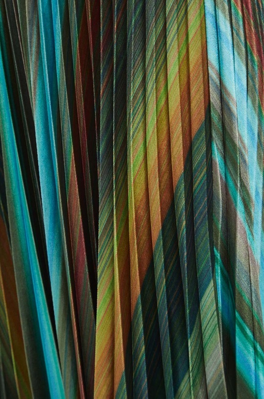 Spódnica damska maxi plisowana kolor multicolor multicolor RW23.SDD970