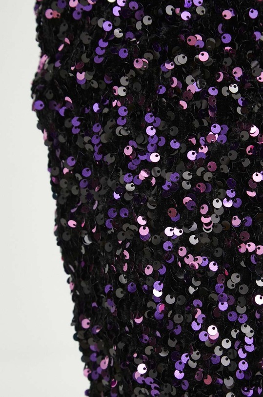 Spódnica damska z cekinami kolor fioletowy RW23.SDDA02