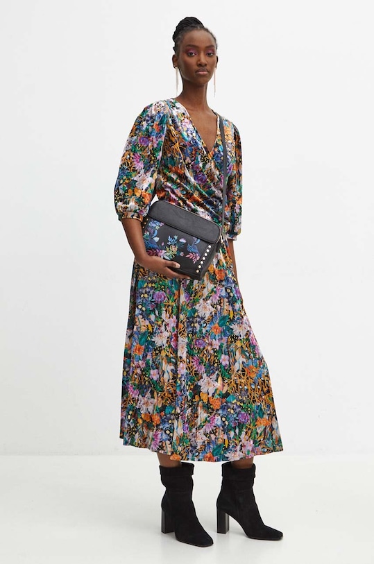 Spódnica damska midi z kolekcji Medicine x Veronika Blyzniuchenko kolor multicolor RW23.SDDB50 multicolor RW23