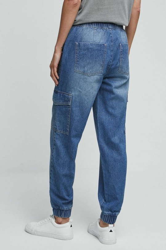 Odzież Jeansy damskie jogger kolor niebieski RW23.SJD100 niebieski