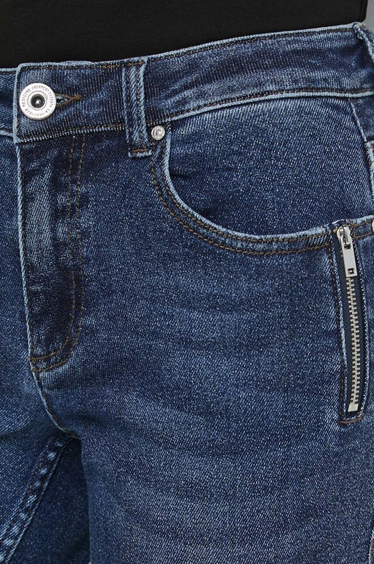 Jeansy damskie boyfriend kolor granatowy granatowy RW23.SJD408