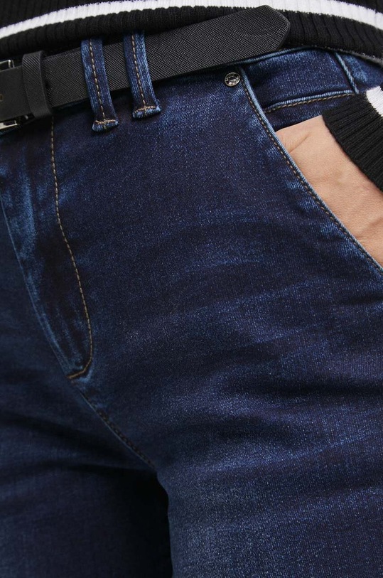 Jeansy damskie chino kolor granatowy granatowy RW23.SJD600