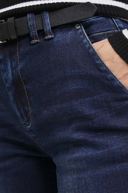 Jeansy damskie chino kolor granatowy granatowy RW23.SJD600