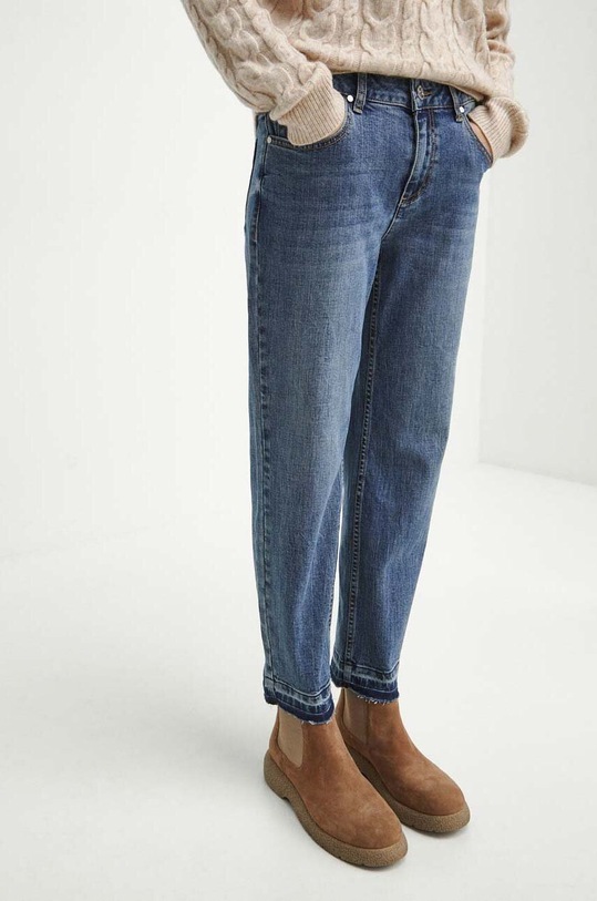 Jeansy damskie boyfriend kolor niebieski niebieski RW23.SJD706