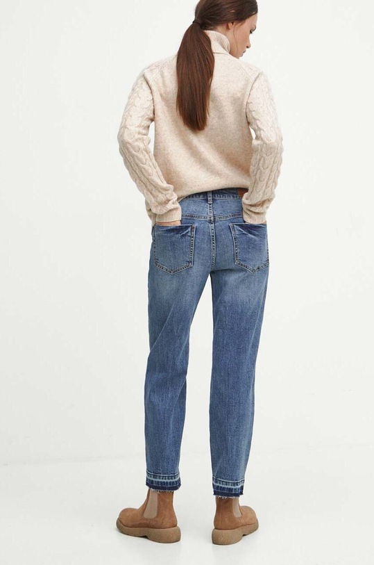 Odzież Jeansy damskie boyfriend kolor niebieski RW23.SJD706 niebieski