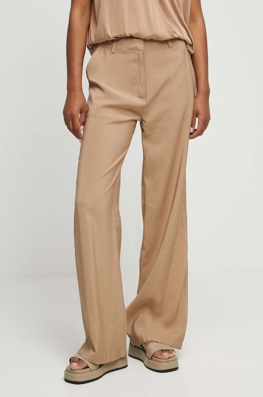 Nohavice dámske béžová farba RW23.SPD203 béžová RW23