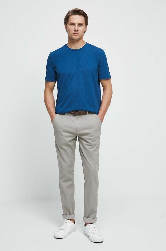 Spodnie męskie slim fit kolor szary RW23.SPM010 szary RW23
