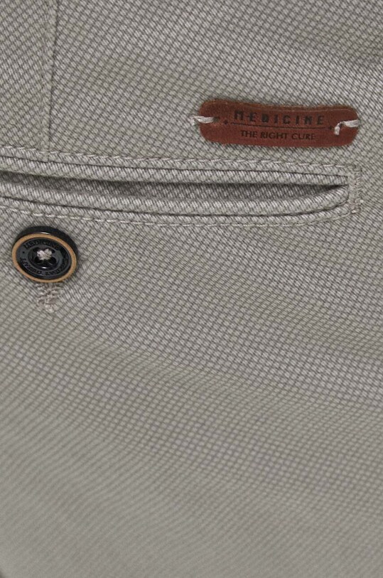 Spodnie męskie slim fit kolor szary szary RW23.SPM010