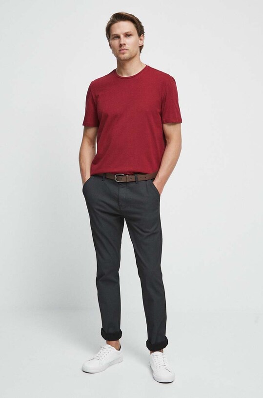 Spodnie męskie slim fit kolor czarny RW23.SPM010 czarny RW23