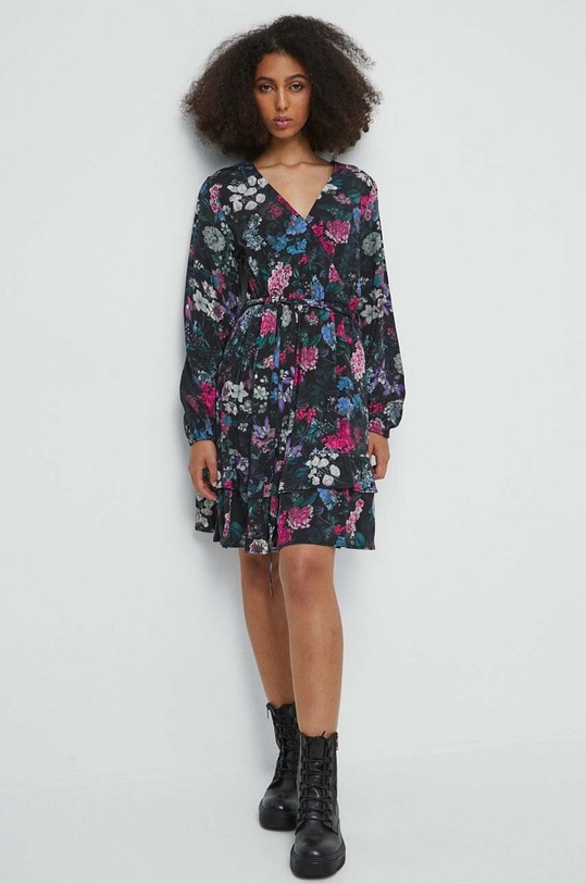 Odzież Sukienka damska wzorzysta kolor multicolor RW23.SUD031 multicolor