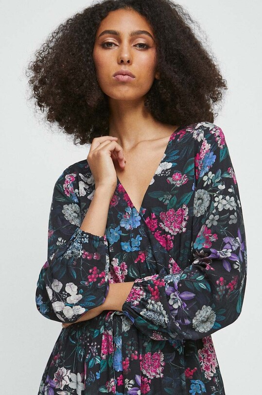 Sukienka damska wzorzysta kolor multicolor RW23.SUD031 multicolor