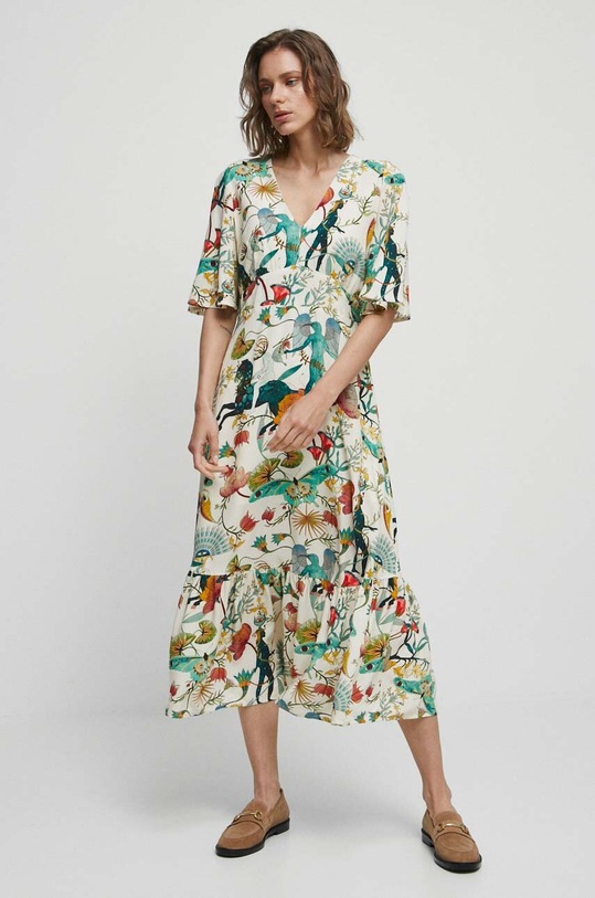 Šaty dámske béžová farba RW23.SUD102 béžová RW23