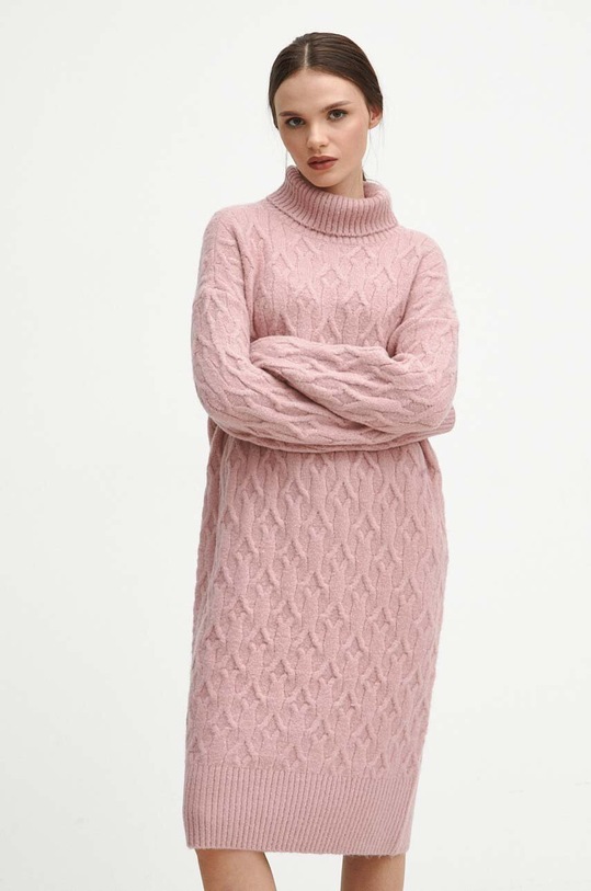 Šaty dámske ružová farba ružová RW23.SUD700
