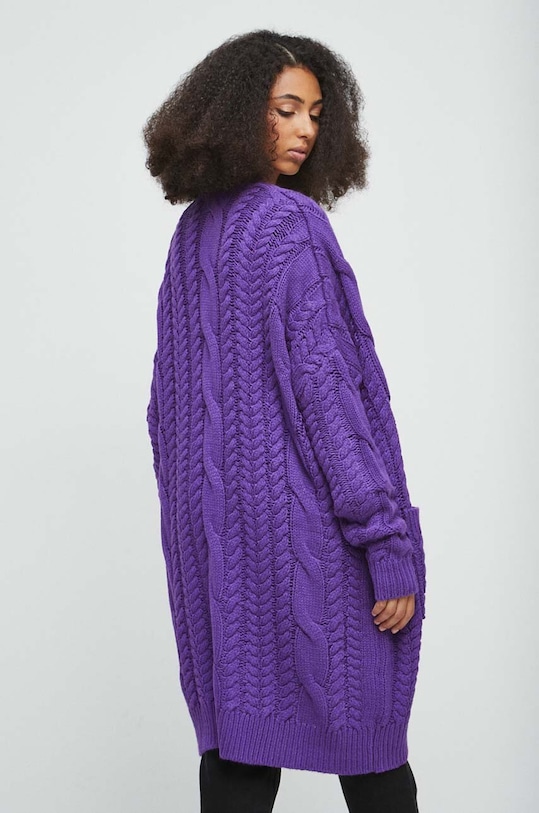 Odzież Medicine sweter RW23.SWD030 fioletowy