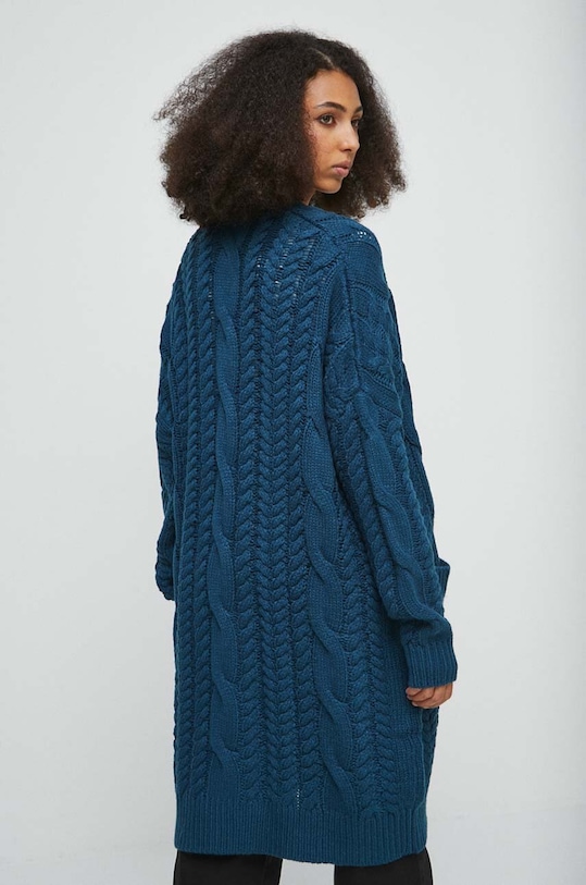 Oblečení Kardigan dámský tyrkysová barva RW23.SWD030 tyrkysová