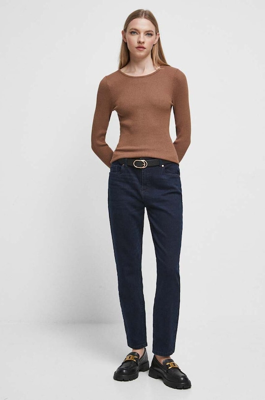 Sveter dámsky béžová farba RW23.SWD060 béžová RW23