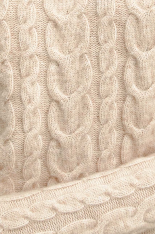 Sveter s prímesou vlny dámsky béžová farba RW23.SWD070 béžová