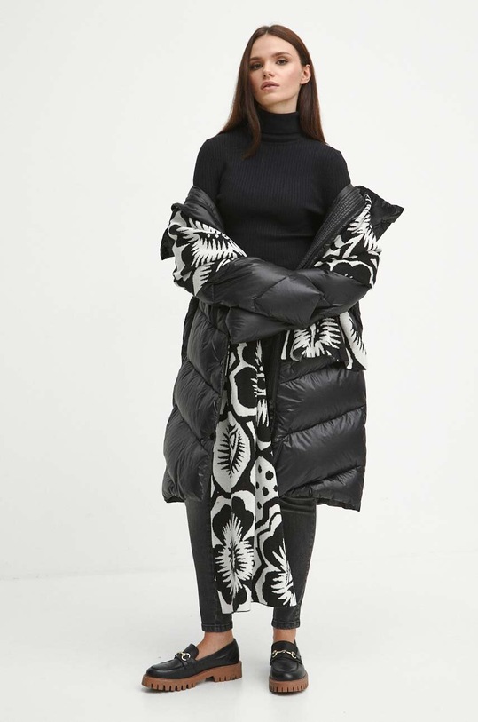 Sweter damski prążkowany kolor czarny RW23.SWD072 czarny RW23