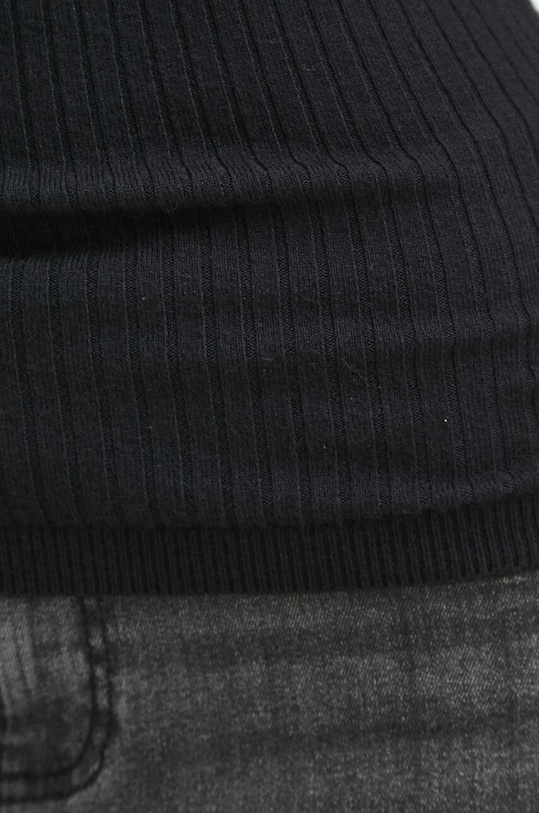Sweter damski prążkowany kolor czarny RW23.SWD072 czarny
