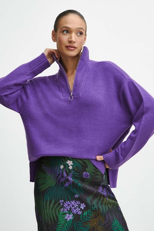 Medicine sweter pozostałe fioletowy RW23.SWD081