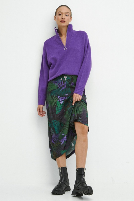 Medicine sweter RW23.SWD081 fioletowy RW23