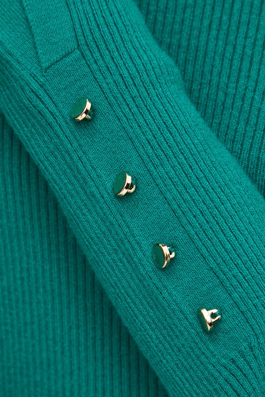 Sveter dámsky zelená farba RW23.SWD0A0 tyrkysová