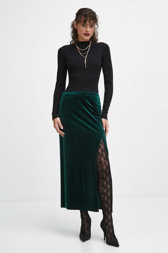 Sweter damski prążkowany kolor czarny RW23.SWD0A0 czarny RW23