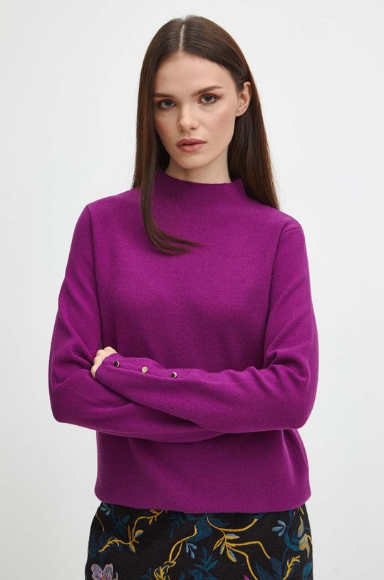 Medicine sweter RW23.SWD0B1 fioletowy RW23