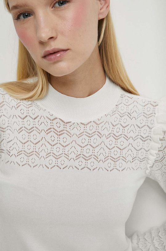 Sveter dámsky béžová farba RW23.SWD303