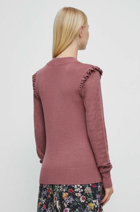 Oblečení Svetr dámský růžová barva RW23.SWD303 růžová