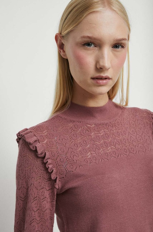 Svetr dámský růžová barva RW23.SWD303