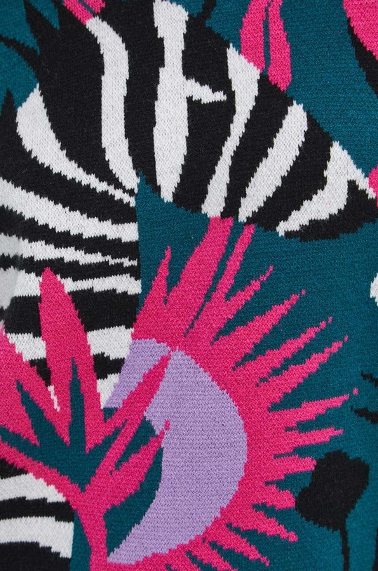 Sweter damski wzorzysty kolor zielony RW23.SWD907