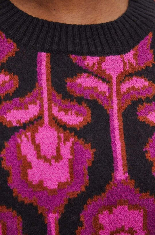 Sweter damski wzorzysty kolor multicolor RW23.SWD972