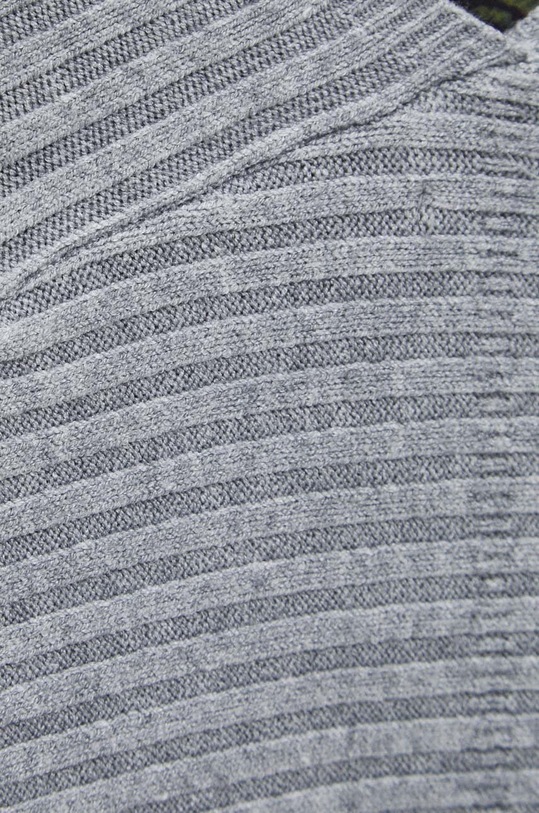 Kardigan damski prążkowany kolor szary RW23.SWD974 szary