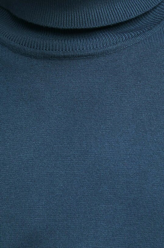 Sweter męski z golfem kolor turkusowy RW23.SWM051 turkusowy