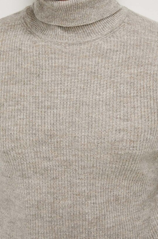 Medicine sweter z domieszką wełny RW23.SWM709 beżowy