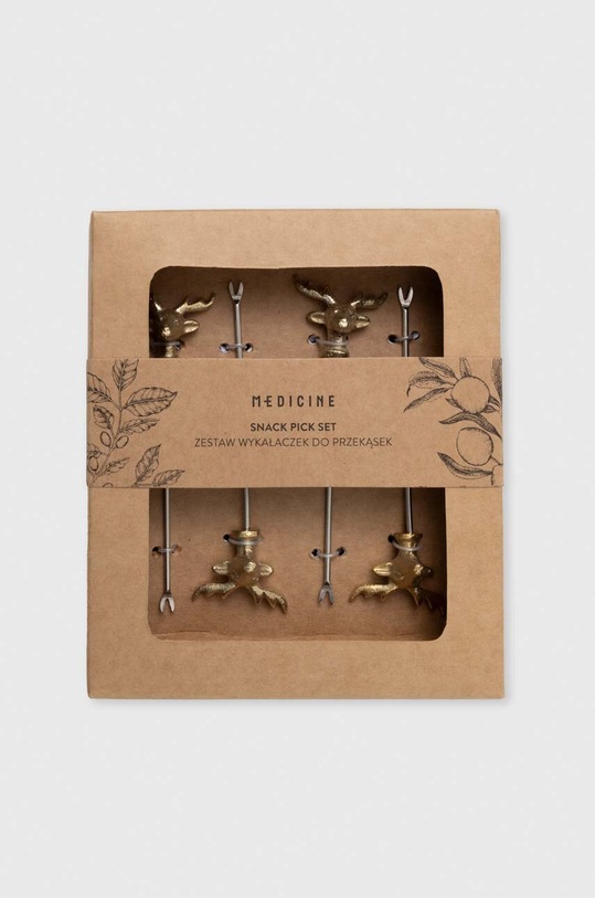 Kuhinja i bar Set čačkalica za grickalice Medicine RW23.TAUA16 zlatna