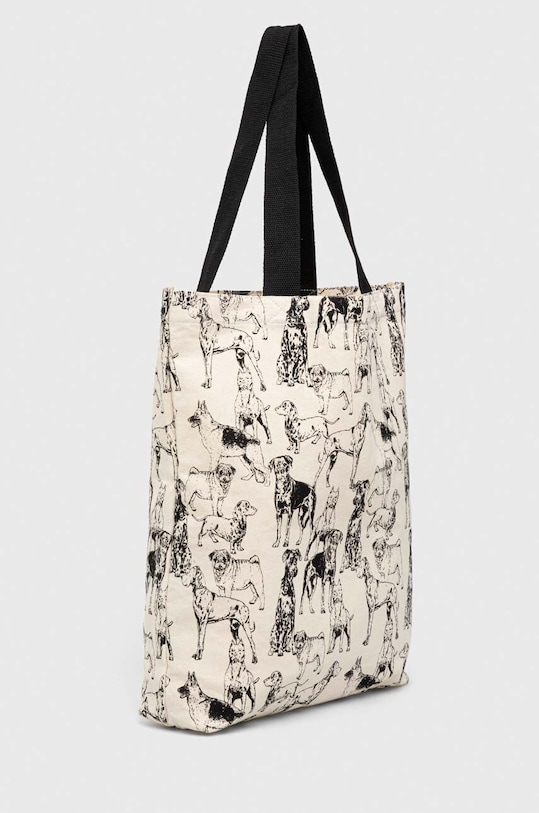 Torba bawełniana z nadrukiem z kolekcji na Dzień Psa kolor beżowy RW23.TCD150 beżowy RW23