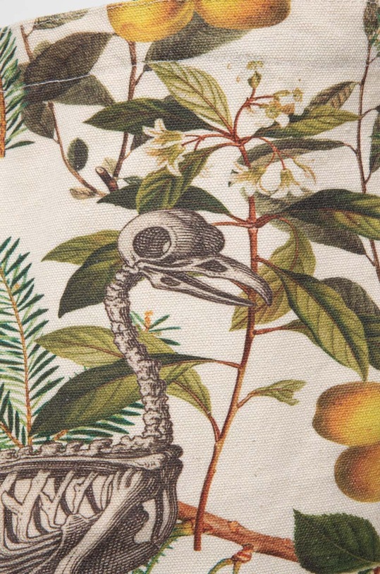 Bavlnená taška dámska z kolekcie Grafický atlas zvierat béžová farba béžová RW23.TCD550