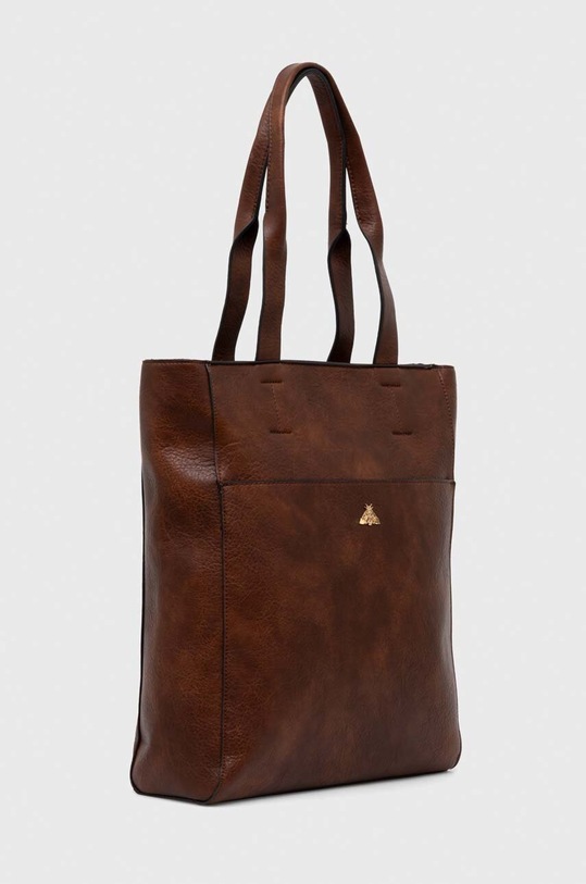 Torebka damska ze skóry ekologicznej kolor brązowy RW23.TOD0C1 brązowy RW23