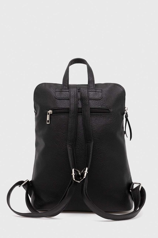 Akcesoria Plecak damski ze skóry ekologicznej kolor czarny RW23.TOD303 czarny