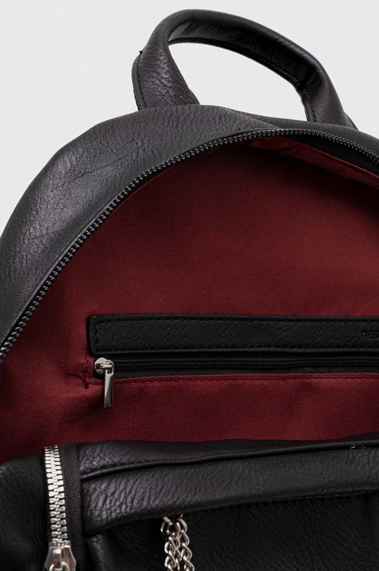 Plecak damski ze skóry ekologicznej kolor czarny RW23.TOD404 czarny