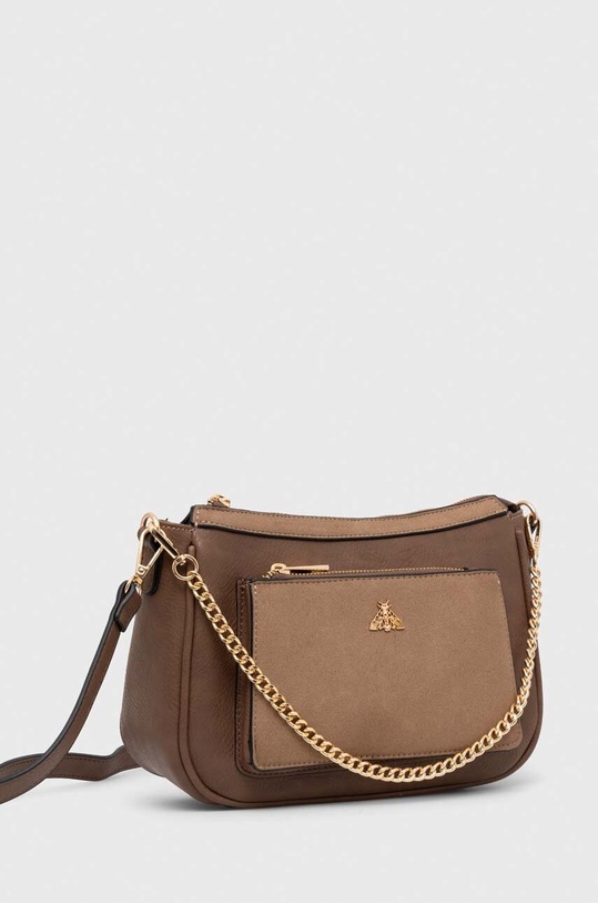 Kabelka dámska béžová farba béžová RW23.TOD506