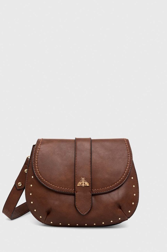 Kabelka dámska hnedá farba imitácia kože hnedá RW23.TOD601