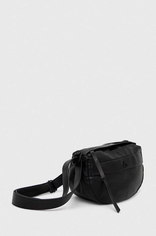 Torebka damska ze skóry ekologicznej gładka kolor czarny RW23.TOD803 czarny RW23