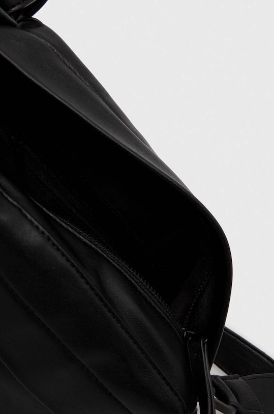 Torebka damska ze skóry ekologicznej gładka kolor czarny czarny RW23.TOD803