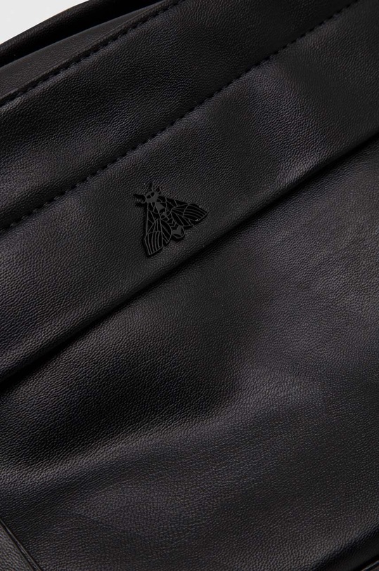 Torebka damska ze skóry ekologicznej gładka kolor czarny RW23.TOD803 czarny